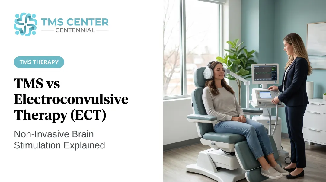 TMS vs Electroconvulsive Therapy (ECT)
