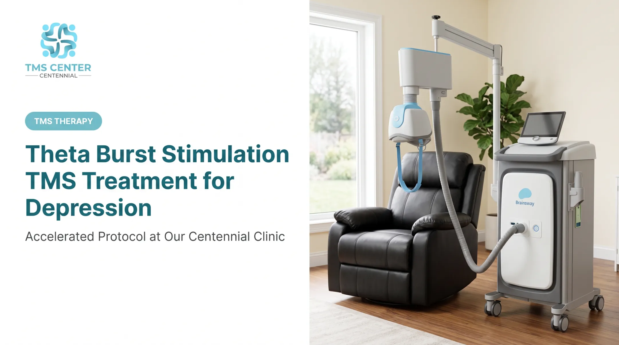 Theta Burst Stimulation TMS Treatment for Depression