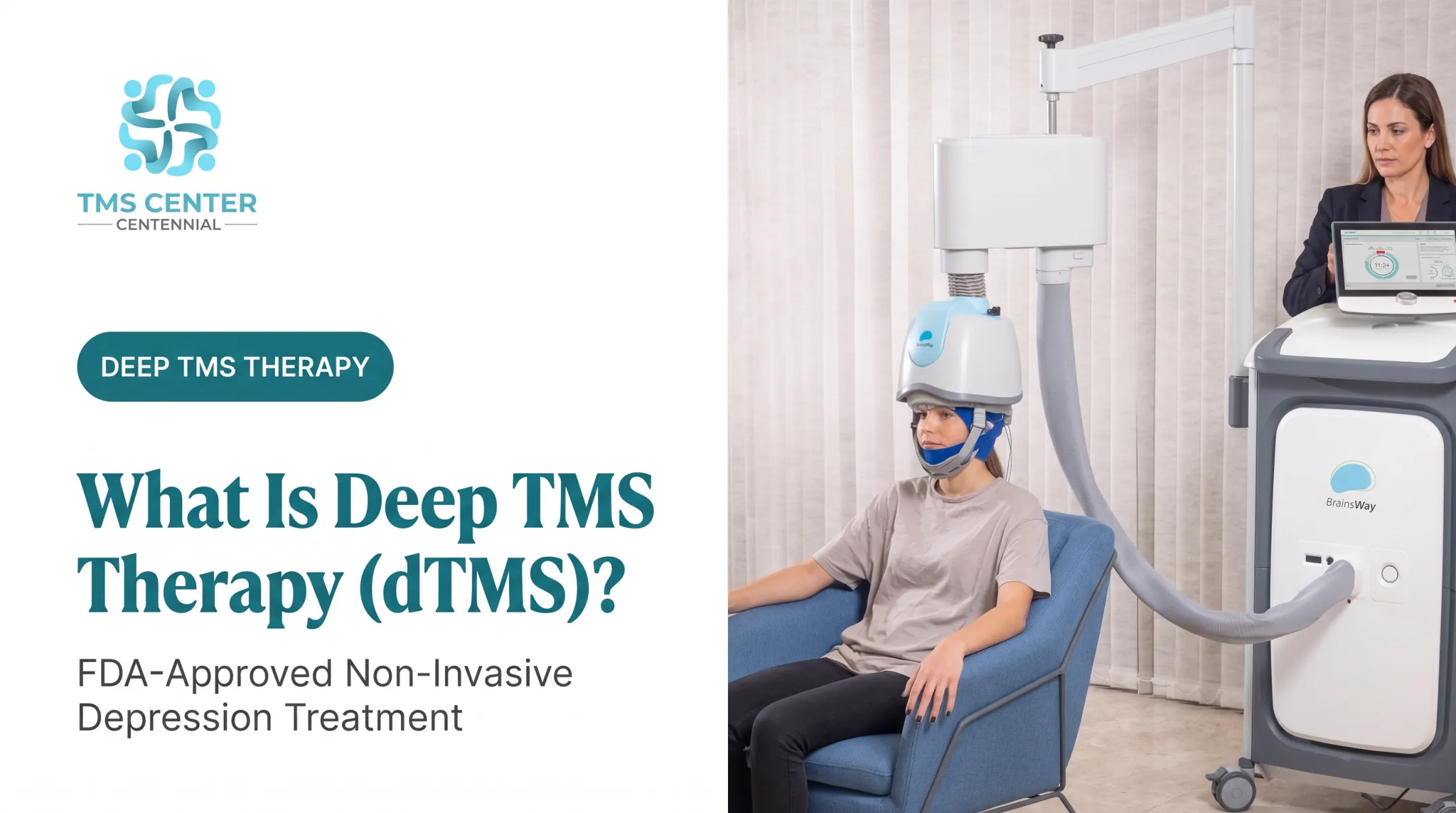 What Is Deep TMS Therapy (dTMS)?