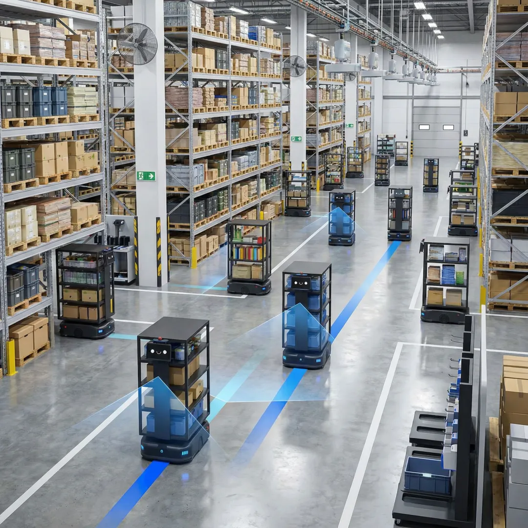 Autonomous Mobile Robots for Intralogistics Applications