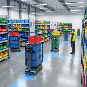 Storeroom Autonomous Mobile Robots California Services