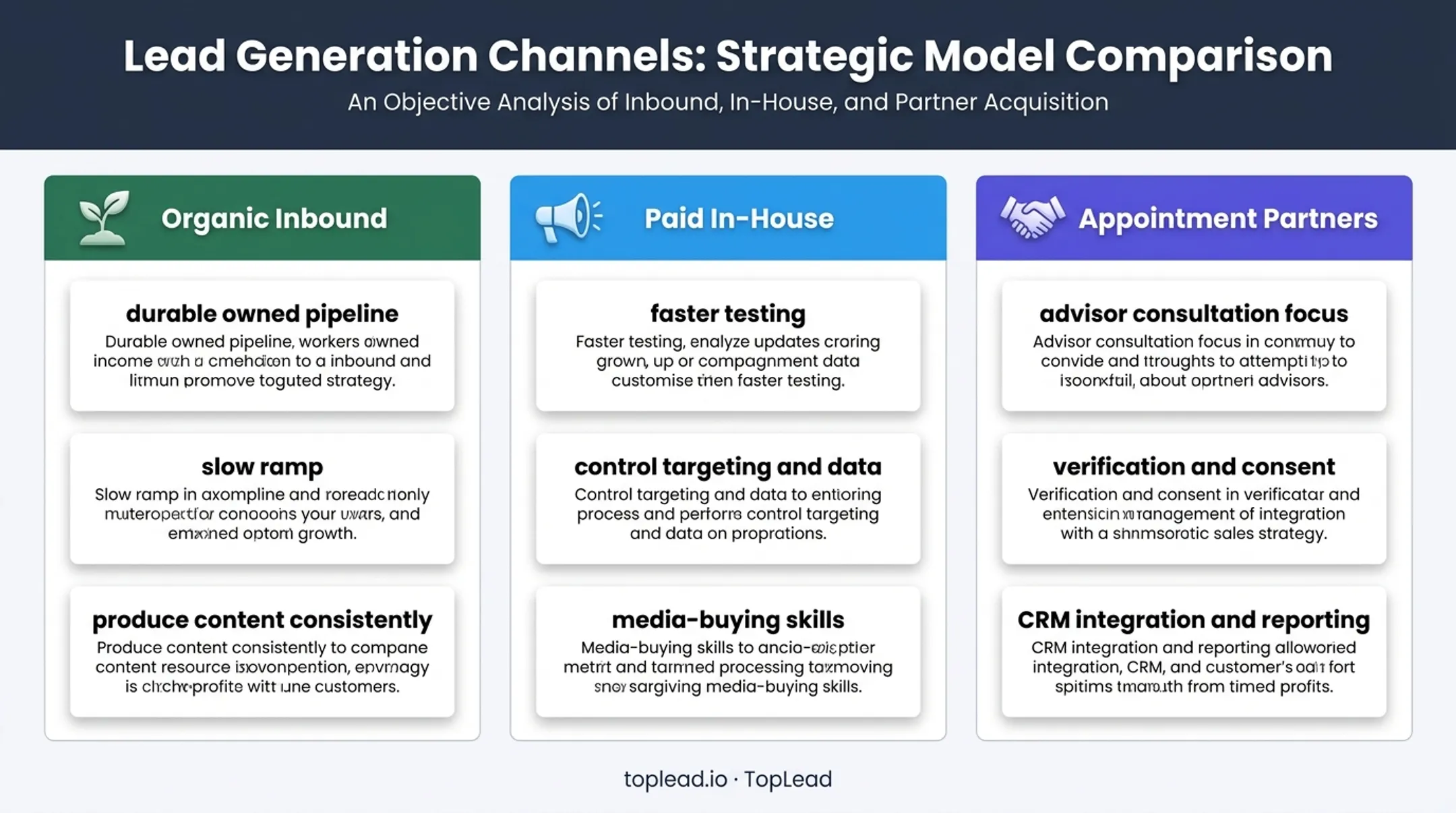 Comparison of three retirement plan lead generation approaches