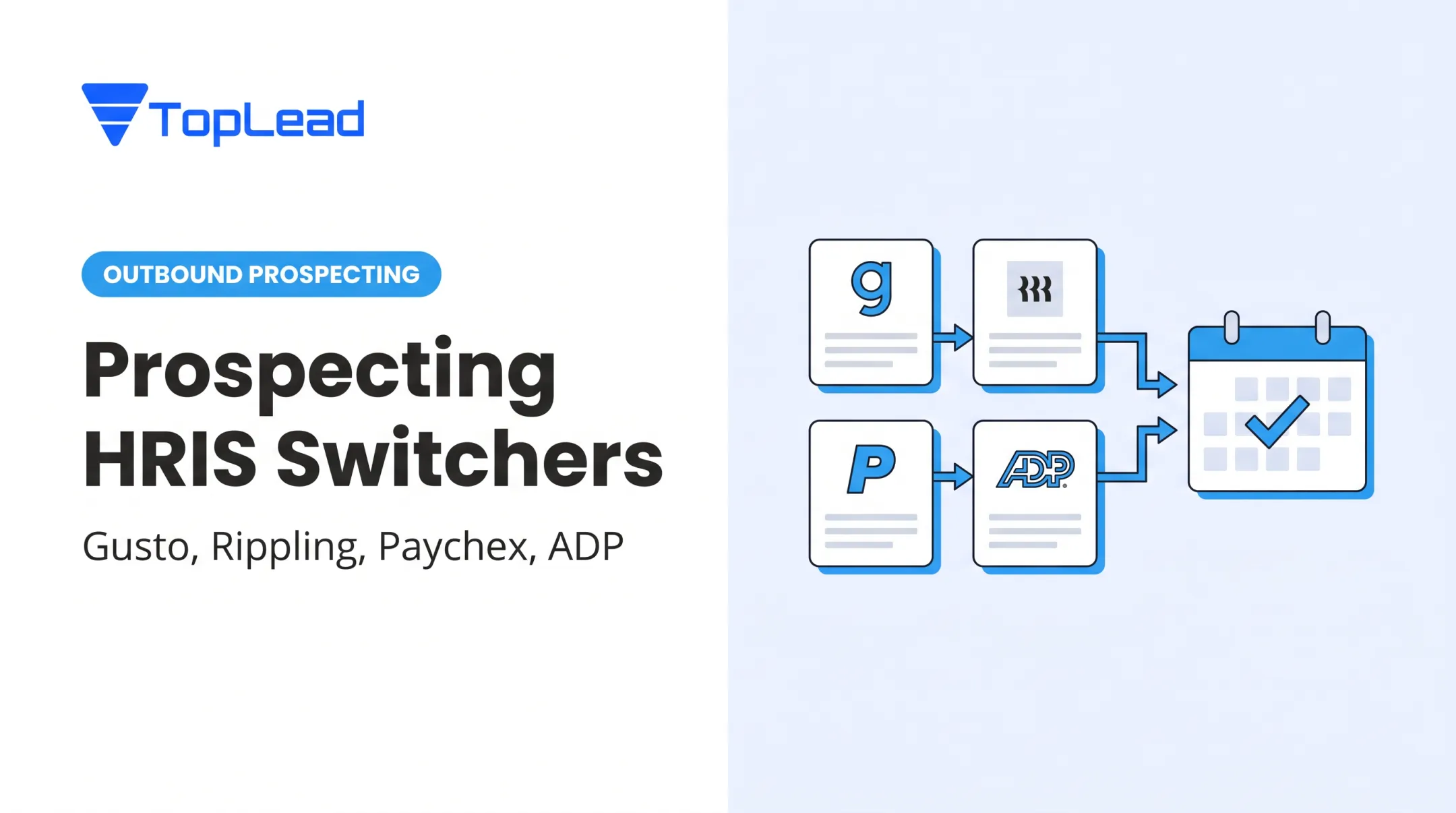 Prospecting HRIS Switchers: Gusto, Rippling, Paychex, ADP