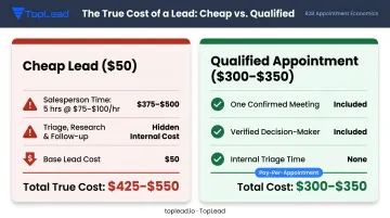 True cost comparison cheap unqualified leads versus premium verified appointments