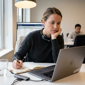 Sales development process dashboard with scheduled appointments