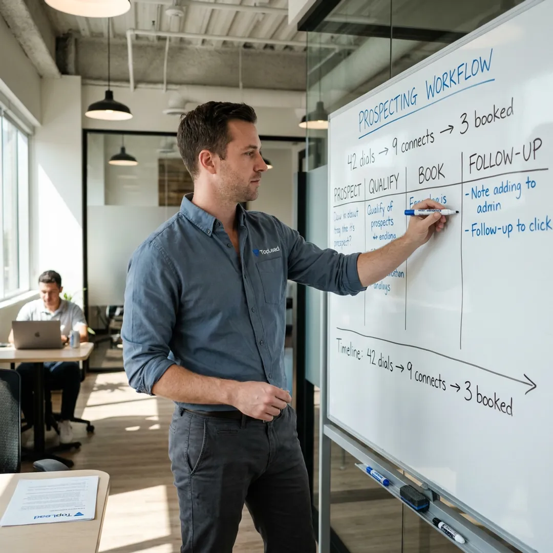 Sales development process planning session