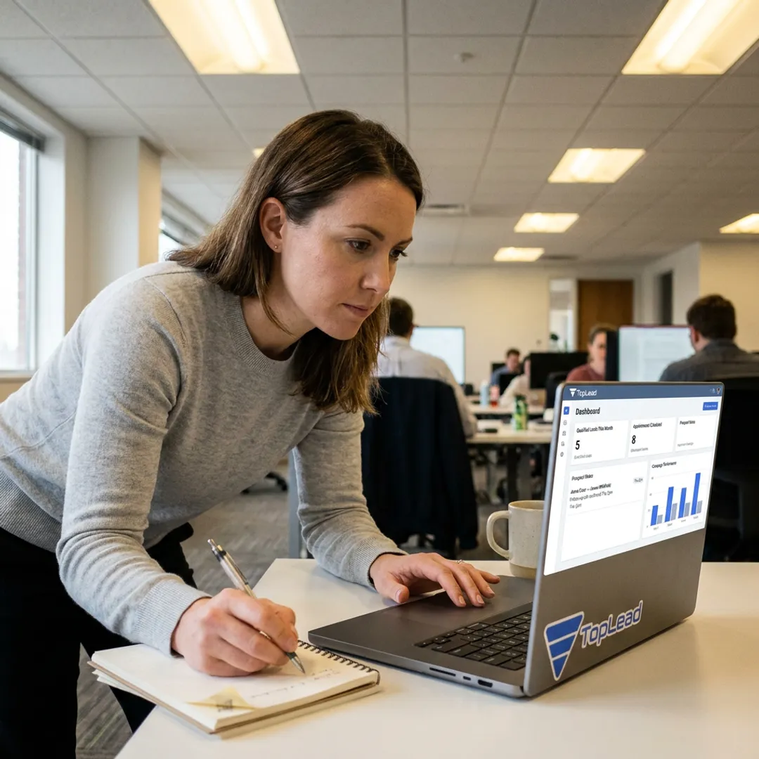 Lead generation process dashboard