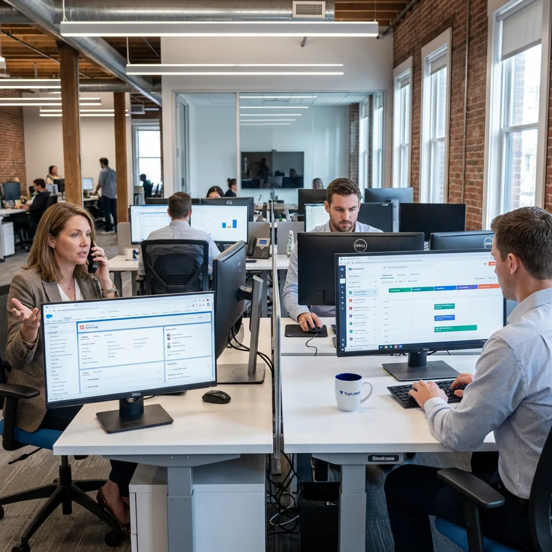 SDR team managing legal appointment setting workflow