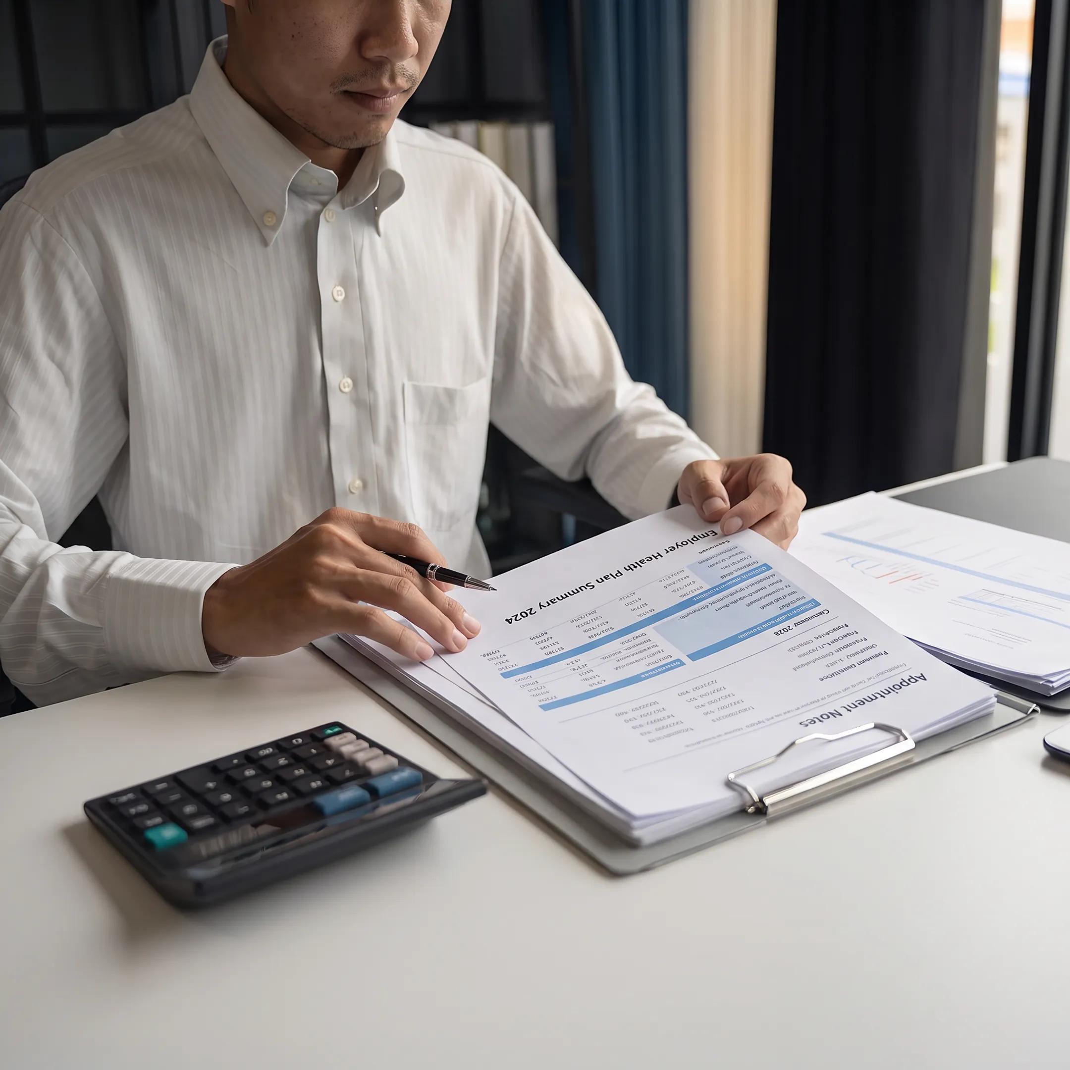 Benefits professionals reviewing qualified employer appointment details