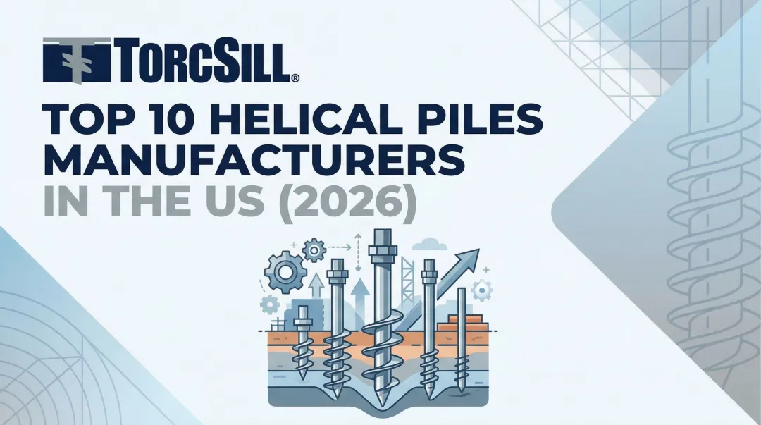Cover image for Top 10 Helical Piles Manufacturers in the US (2026)