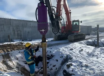 Helical Pile Foundation Services for Cellphone Towers