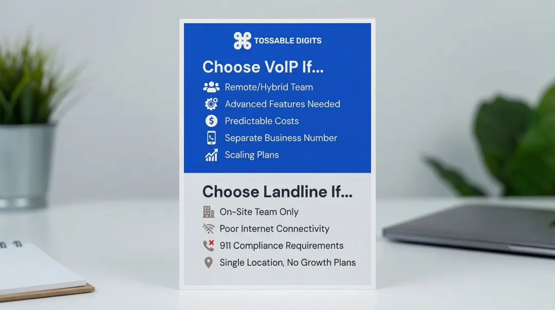 VoIP versus landline business decision guide choosing the right phone system