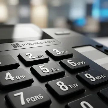 Vanity phone number keypad with alphanumeric letter combinations