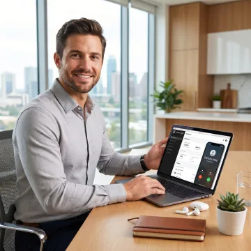 Small business using an Austin 512 virtual number