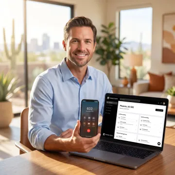 Virtual phone number dashboard for Phoenix calls