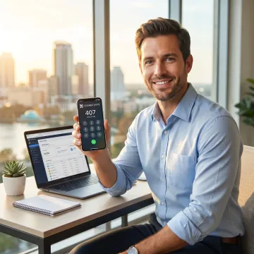 Virtual Orlando 407 phone number service