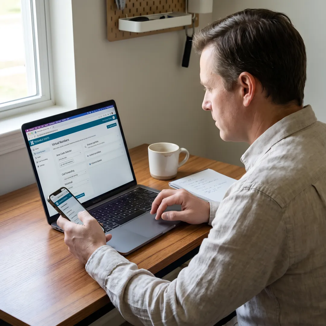 Virtual phone number management for Houston businesses