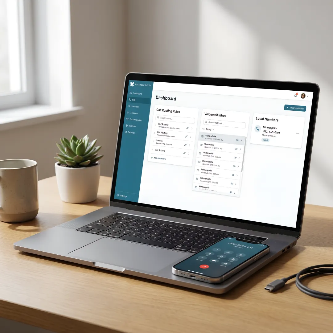 Virtual phone system dashboard for a Minneapolis business