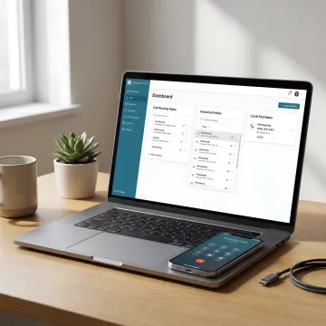 Virtual phone system dashboard for a Minneapolis business