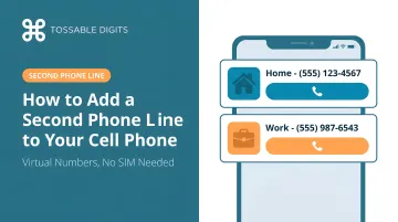 How to Add a Second Phone Line to Your Cell Phone