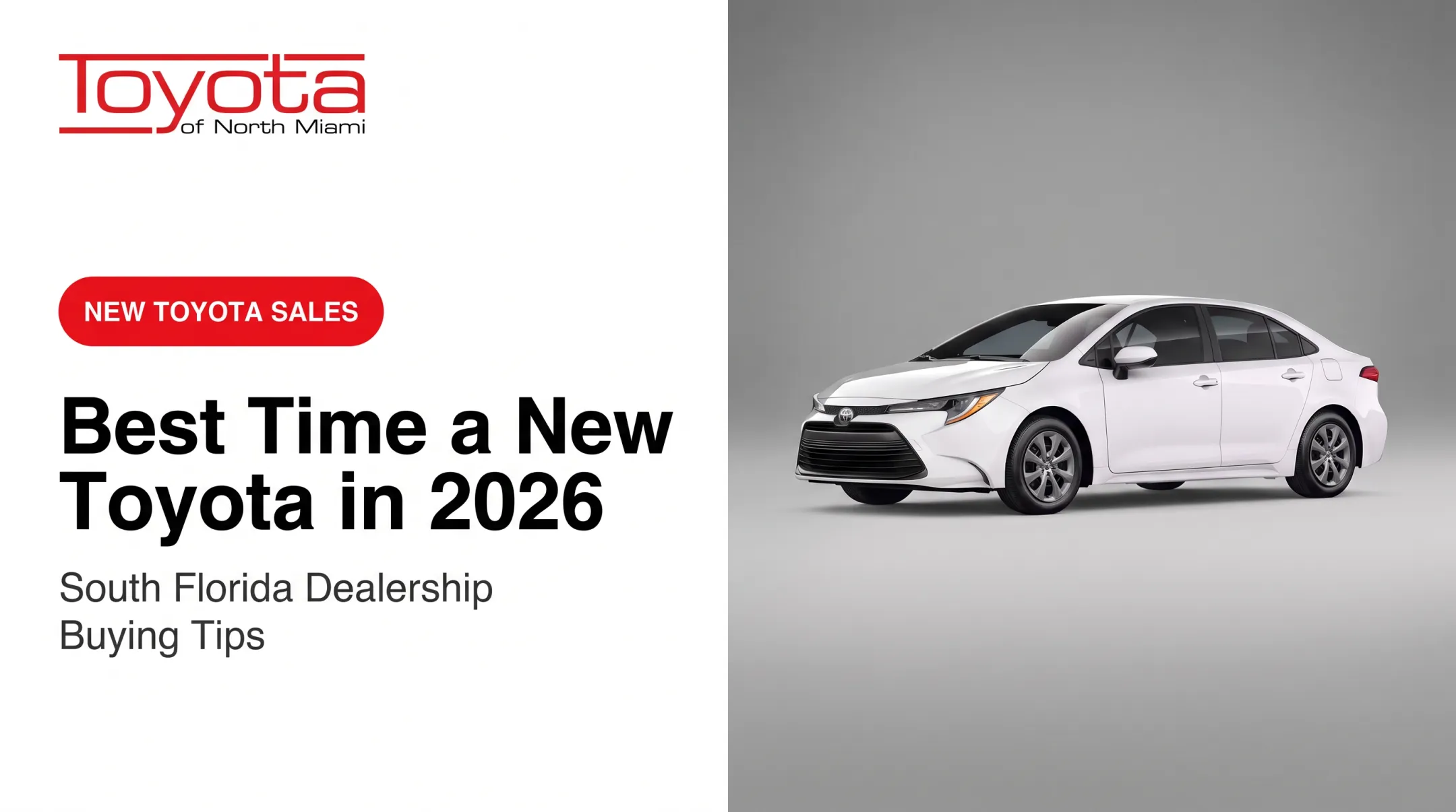 Best Time to Buy a New Toyota in 2026