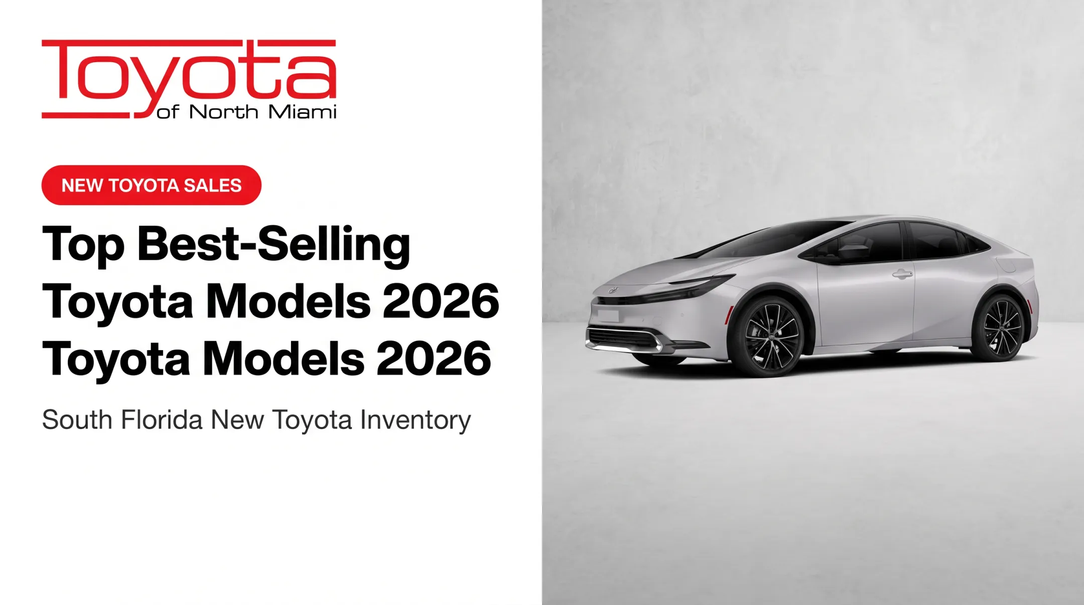 Top Best-Selling Toyota Models 2026