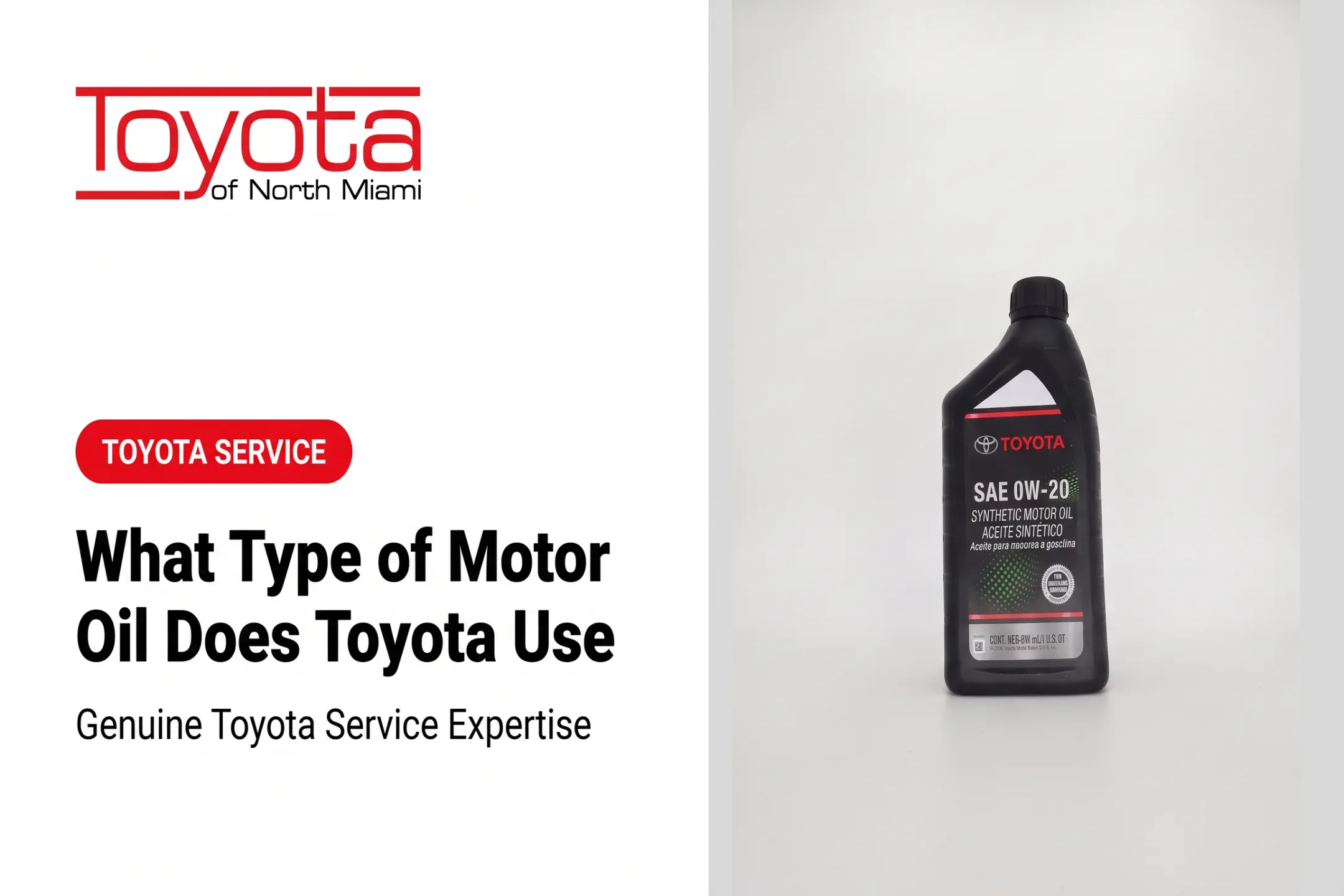 What Type of Motor Oil Does Toyota Use