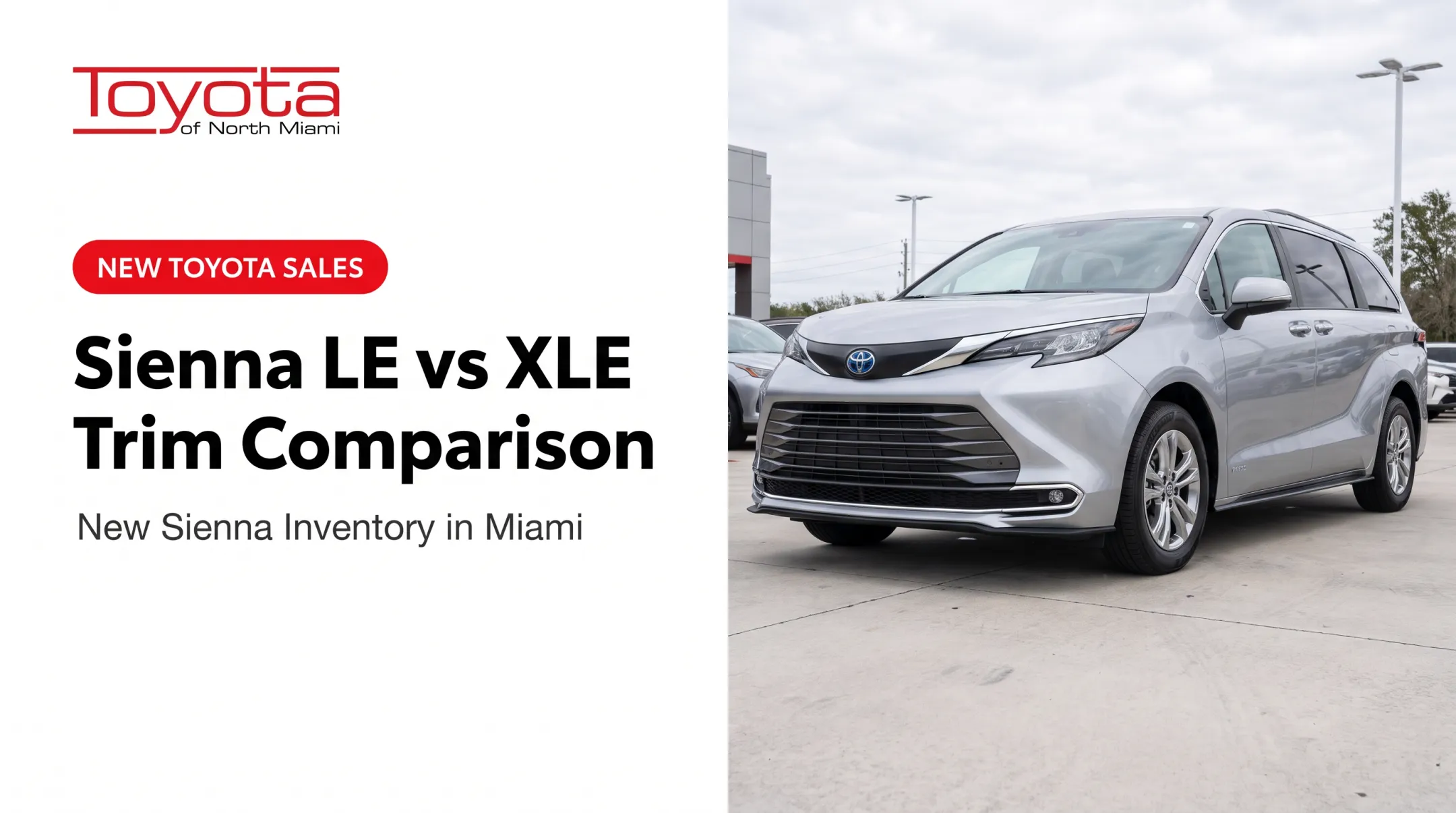 Sienna LE vs XLE Trim Comparison