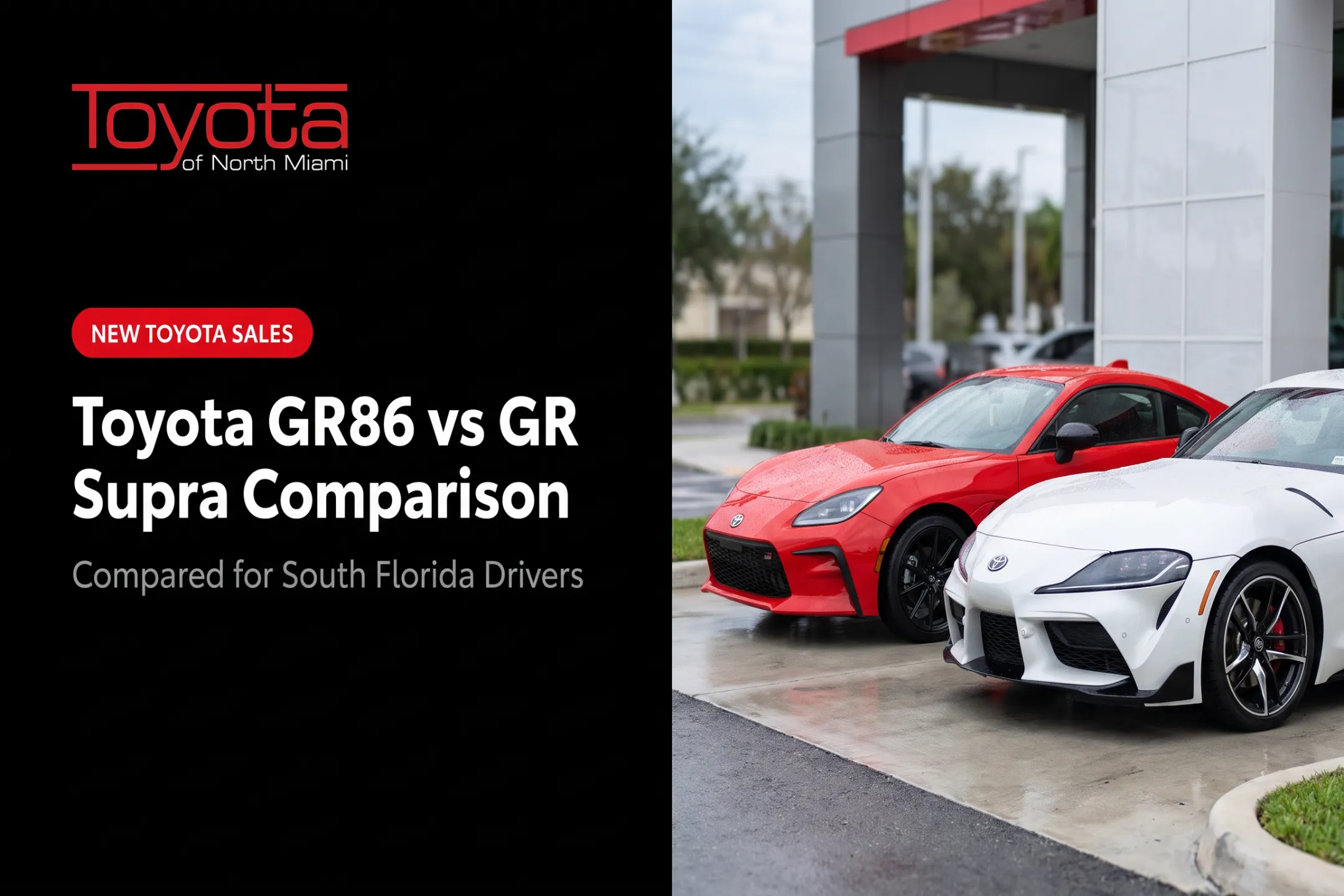Toyota GR86 vs GR Supra Comparison