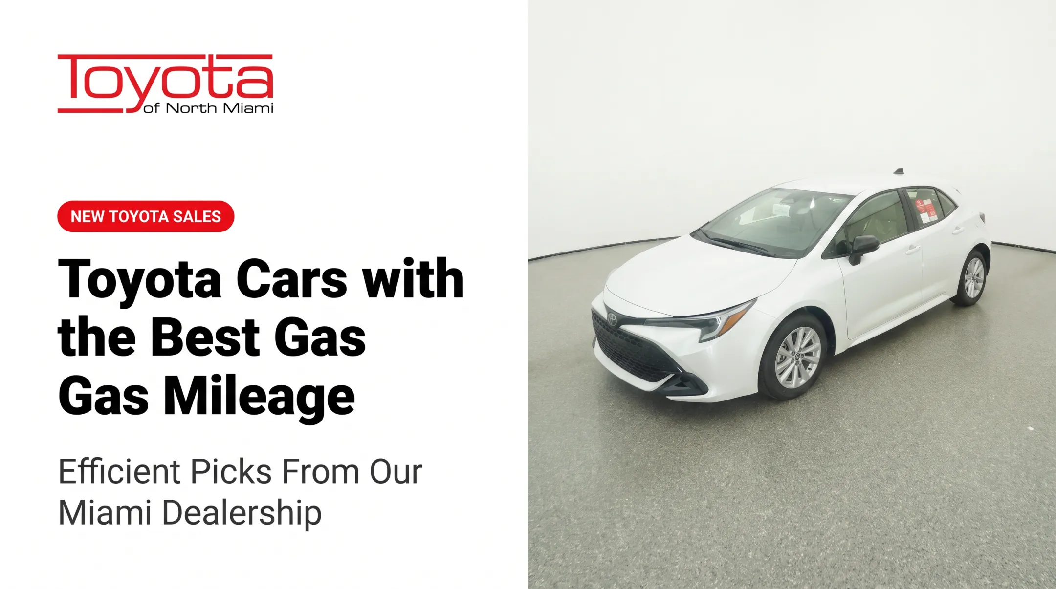 Toyota Cars with the Best Gas Mileage