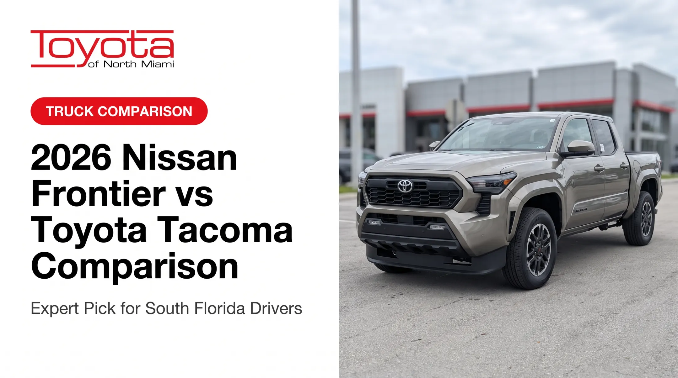 2026 Nissan Frontier vs Toyota Tacoma Comparison