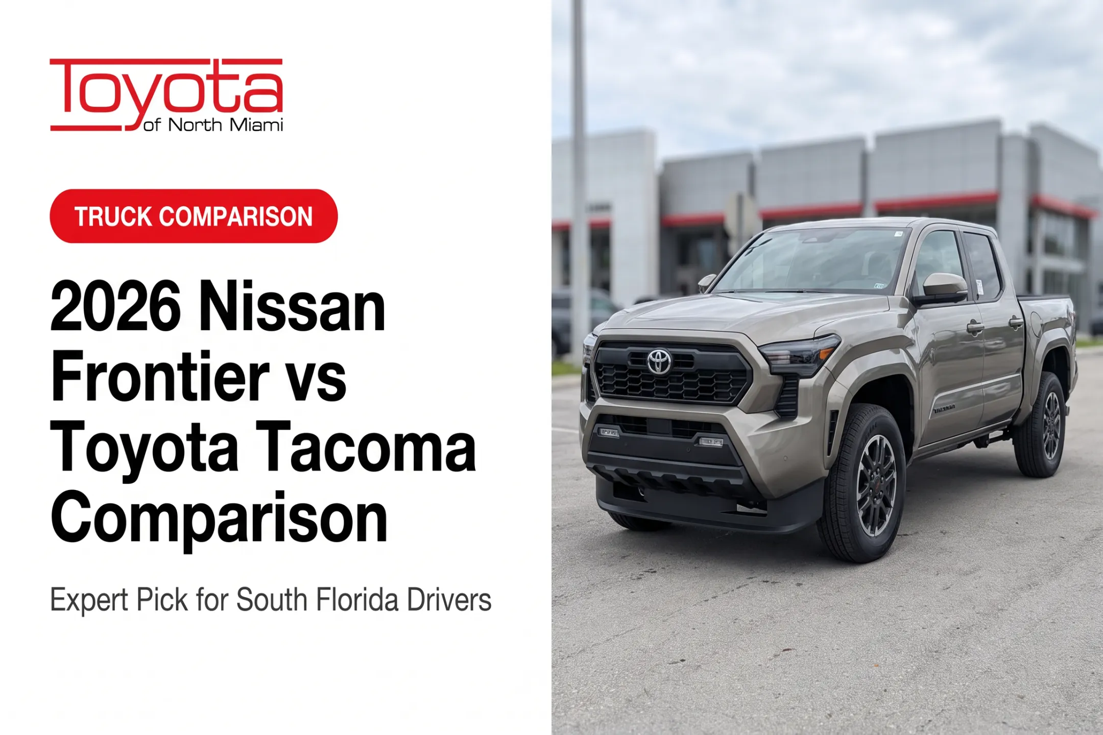 2026 Nissan Frontier vs Toyota Tacoma Comparison