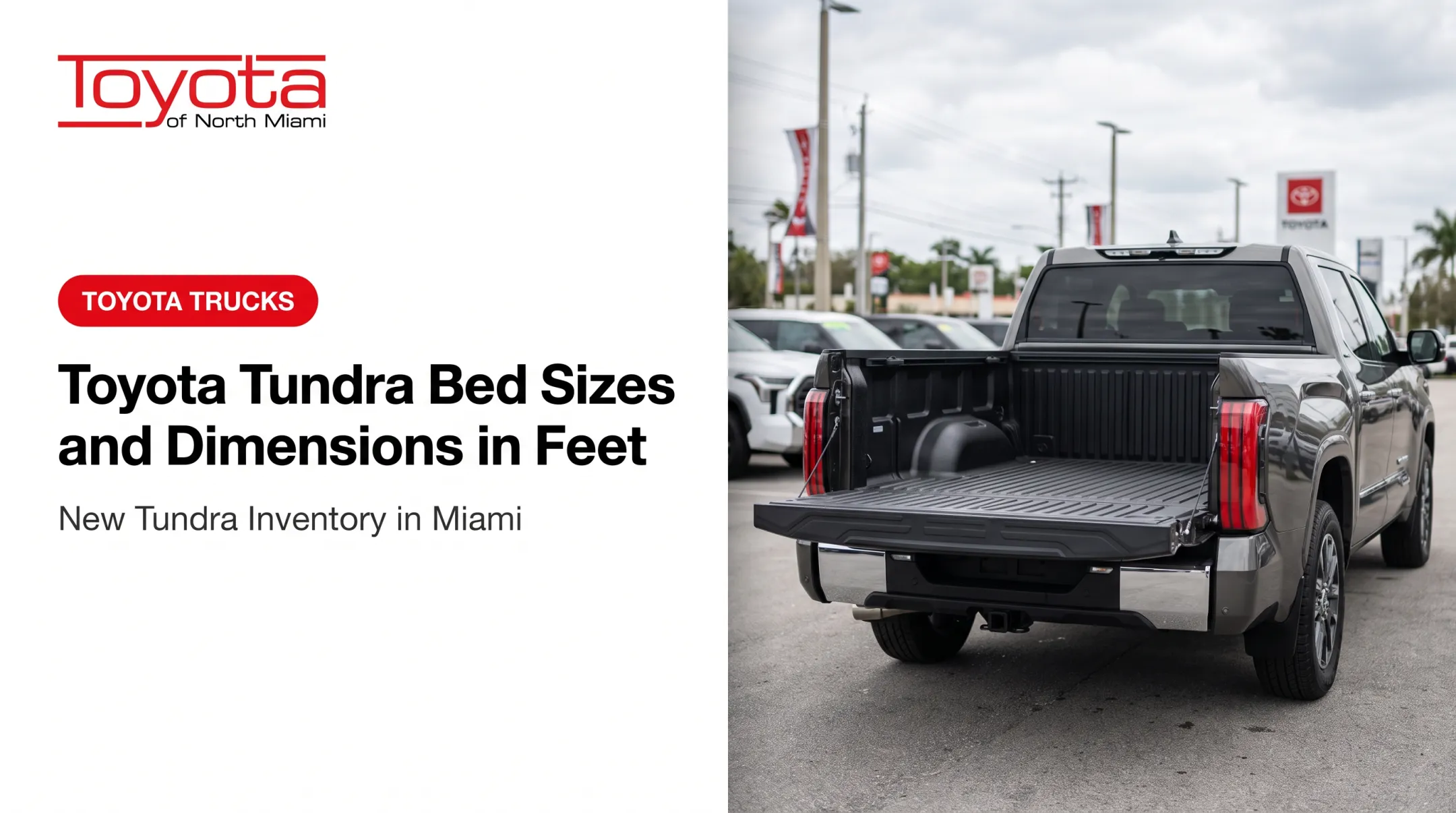 Toyota Tundra Bed Sizes and Dimensions in Feet