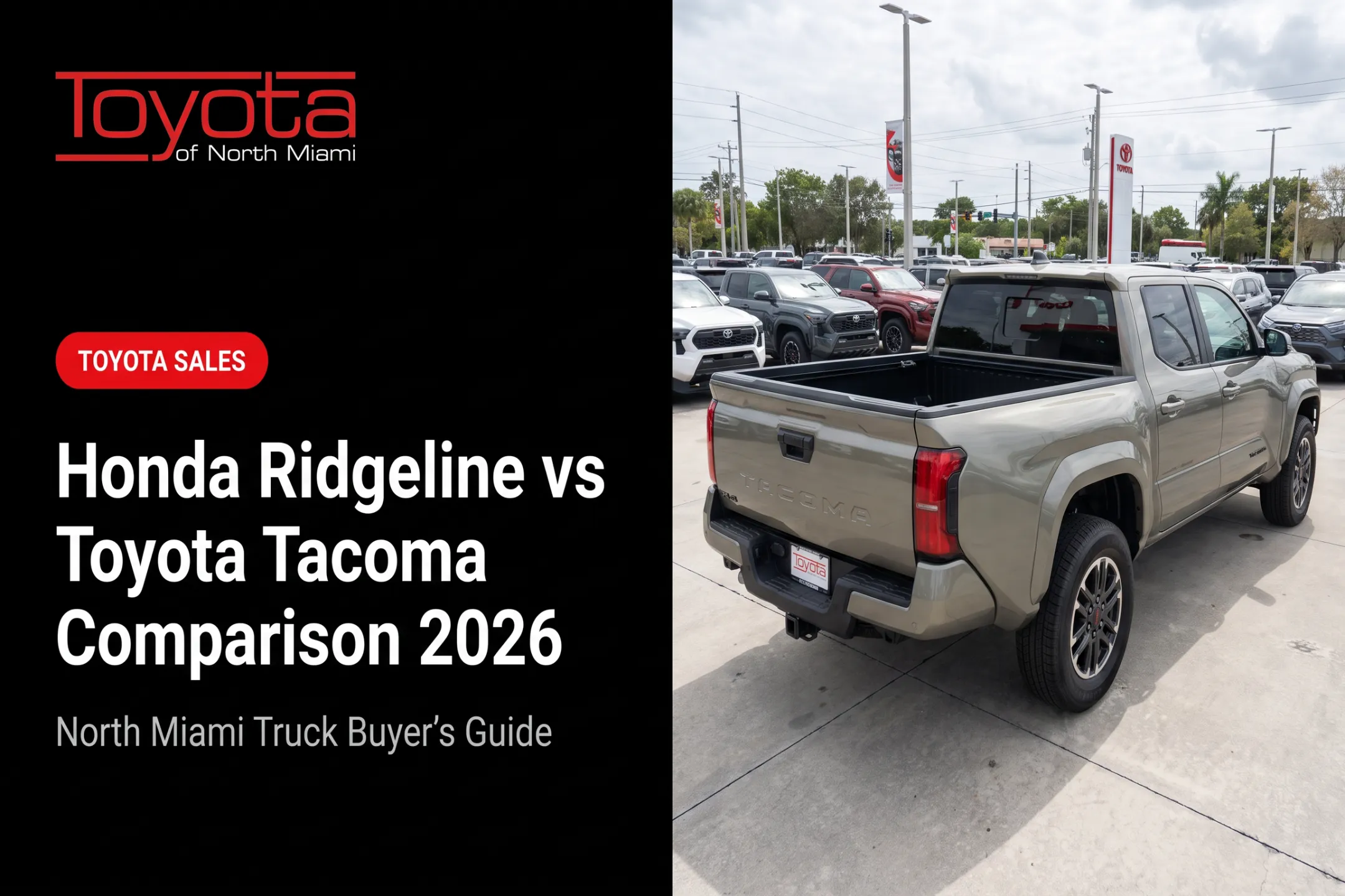Honda Ridgeline vs Toyota Tacoma Comparison 2026