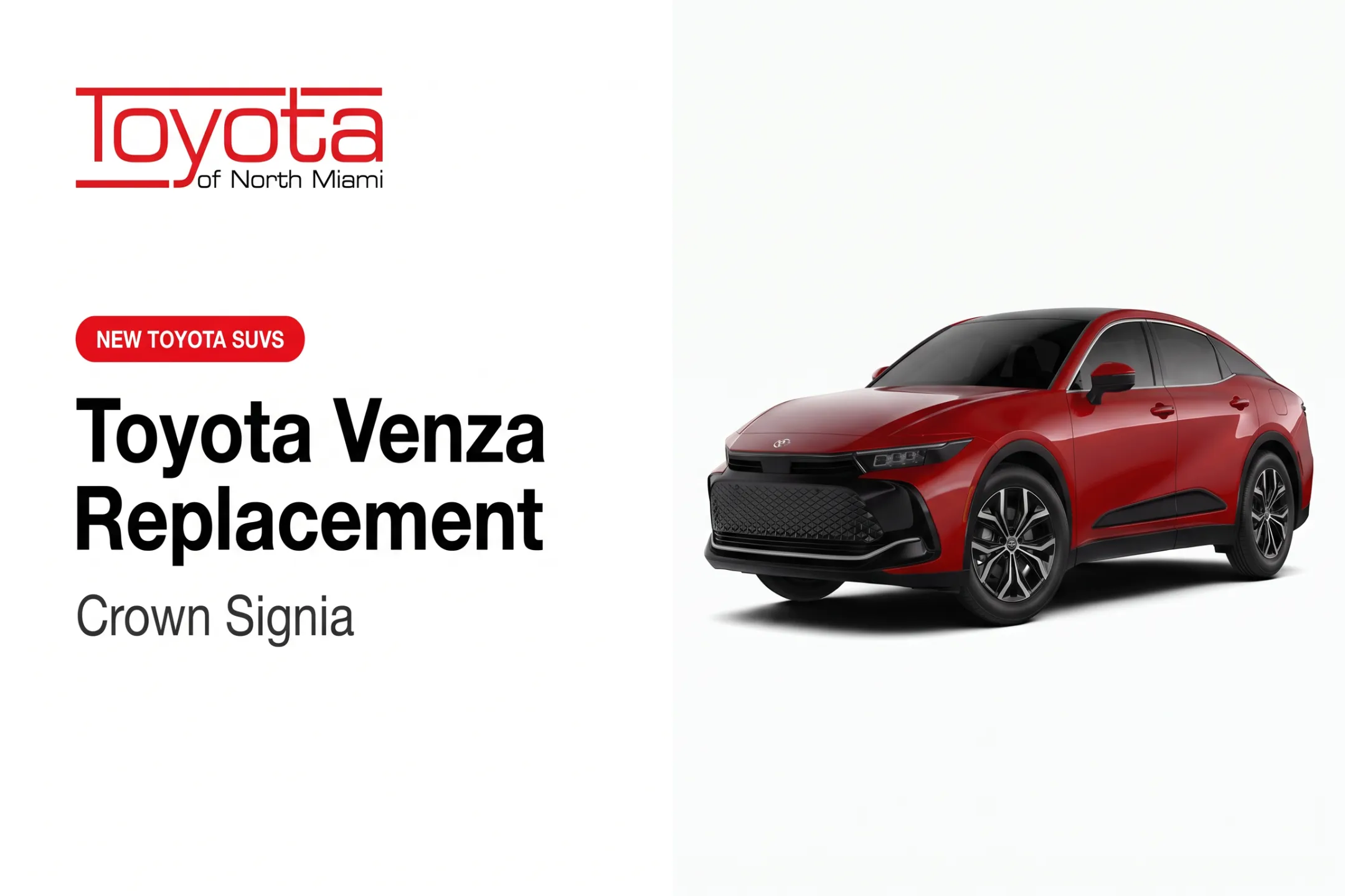 Toyota Venza Replacement: Crown Signia
