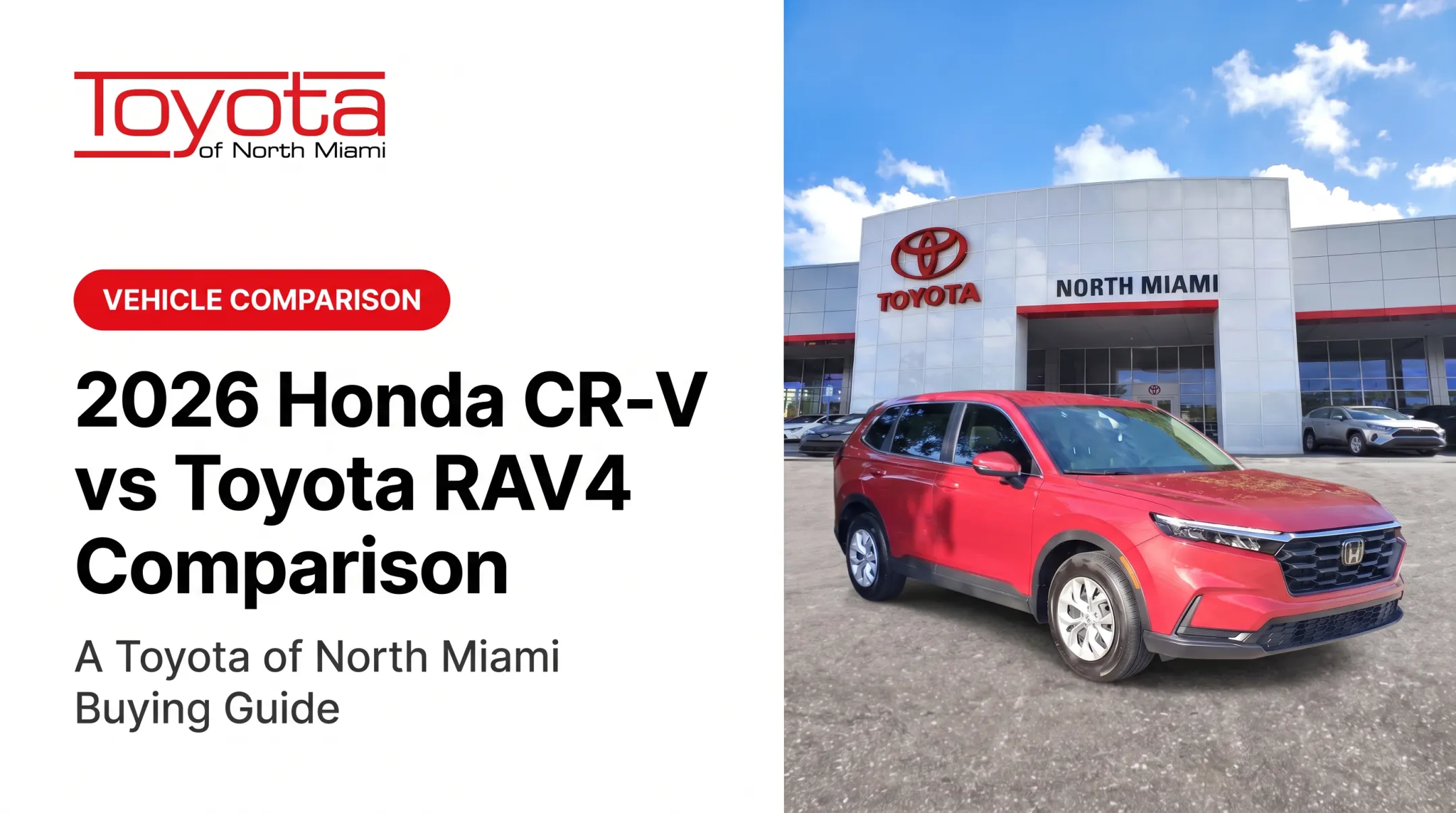 2026 Honda CR-V vs Toyota RAV4 Comparison