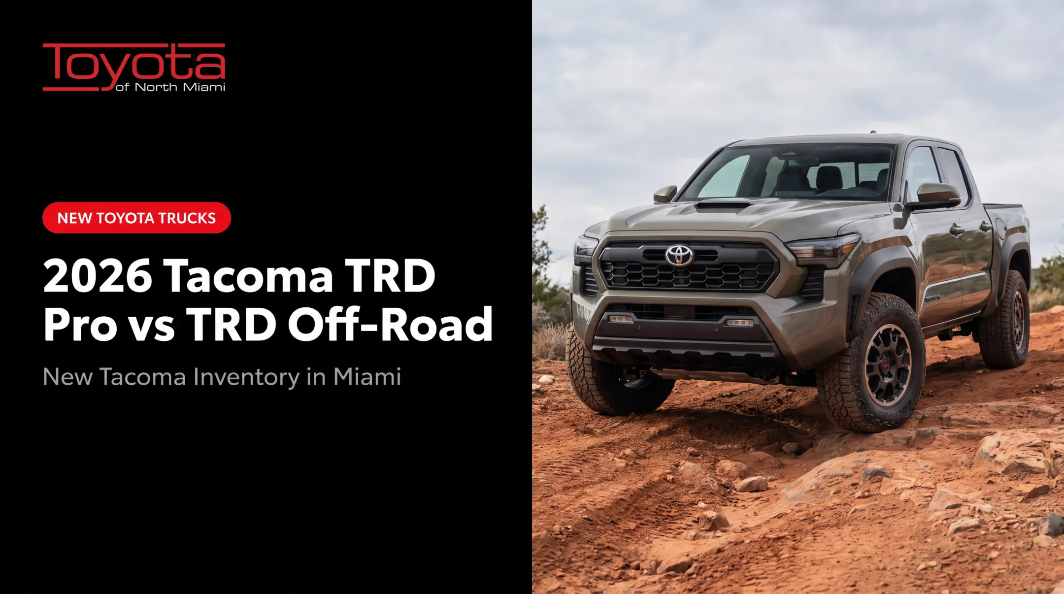 2026 Tacoma TRD Pro vs TRD Off-Road