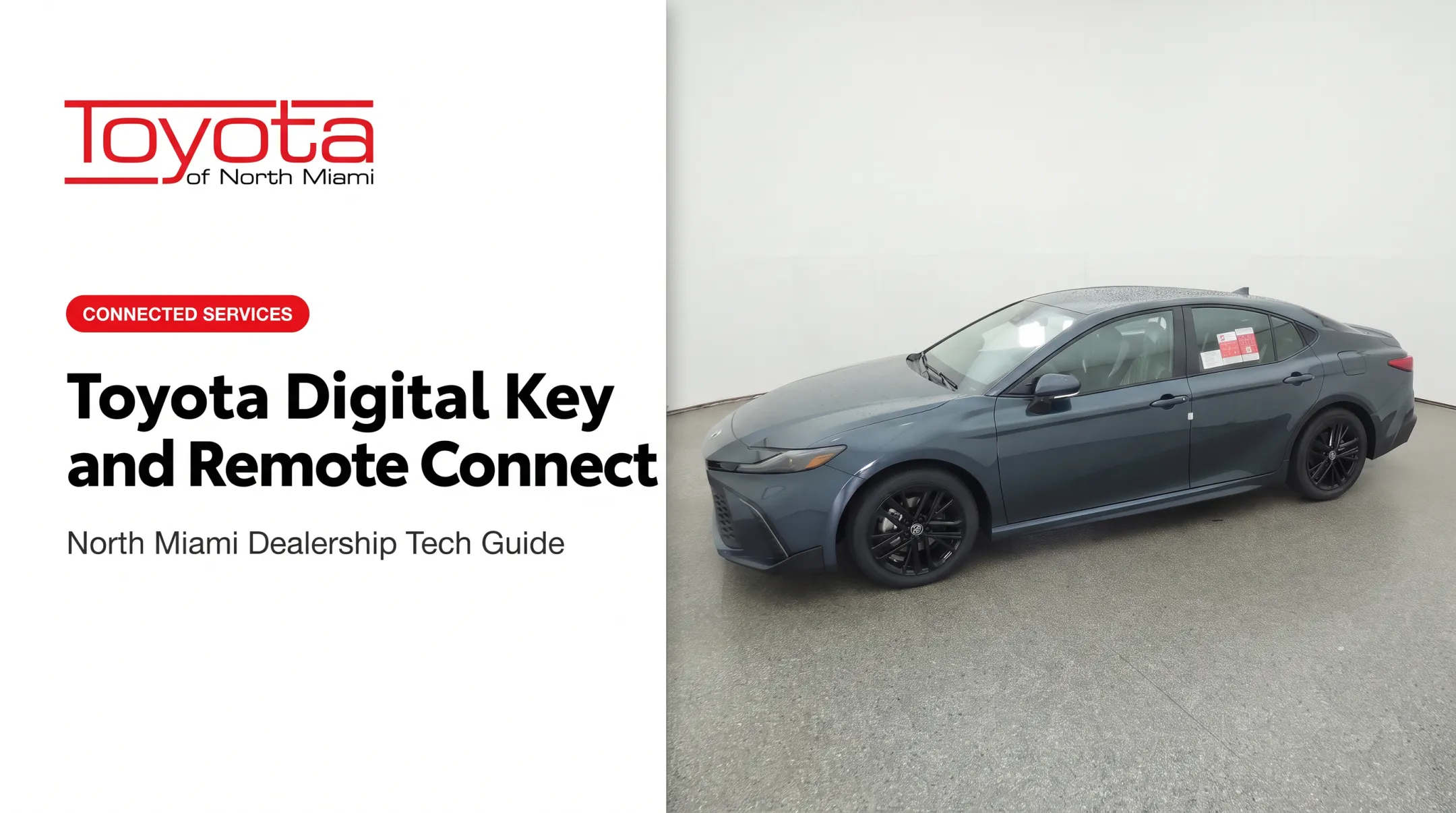 Toyota Digital Key and Remote Connect