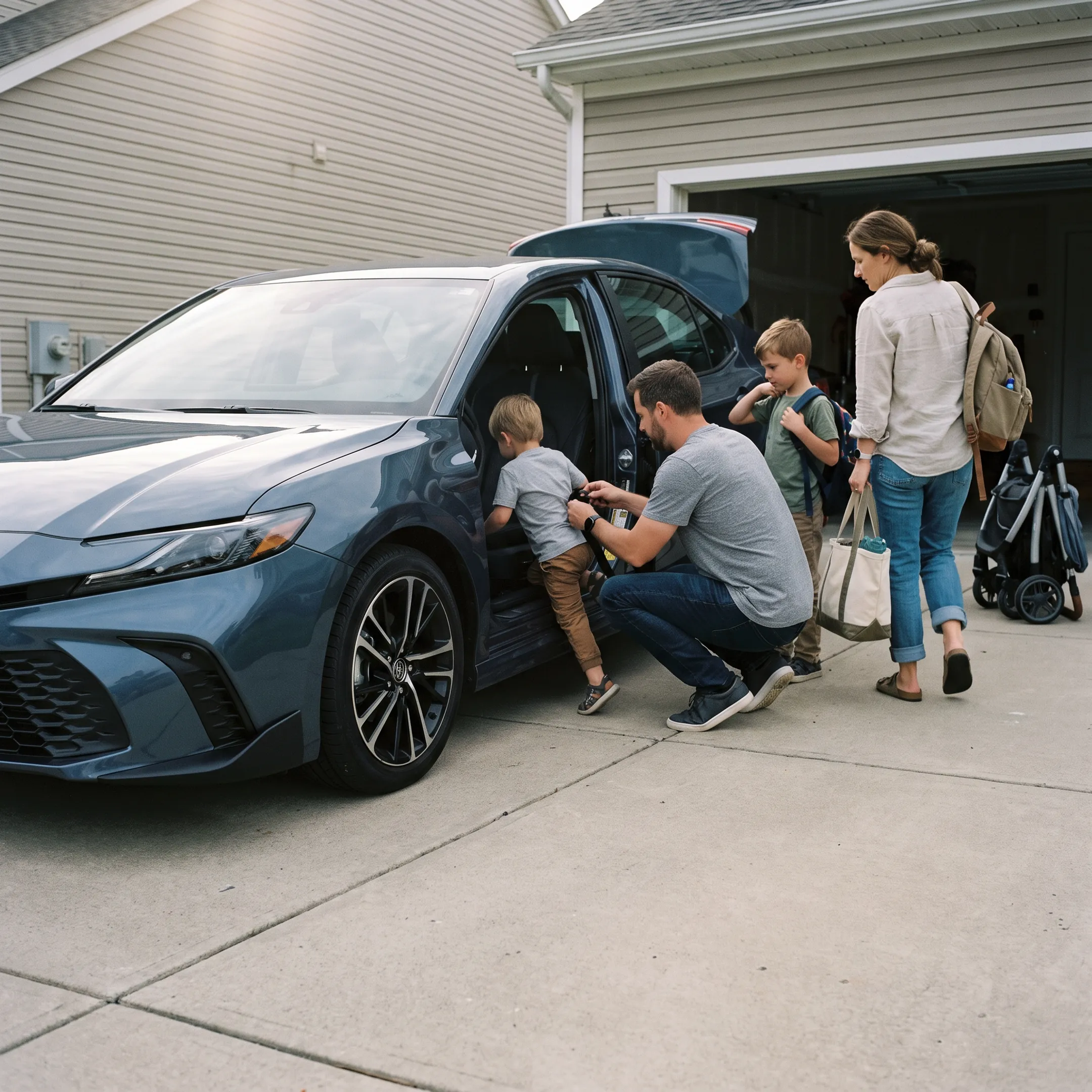Toyota Camry used for family transportation