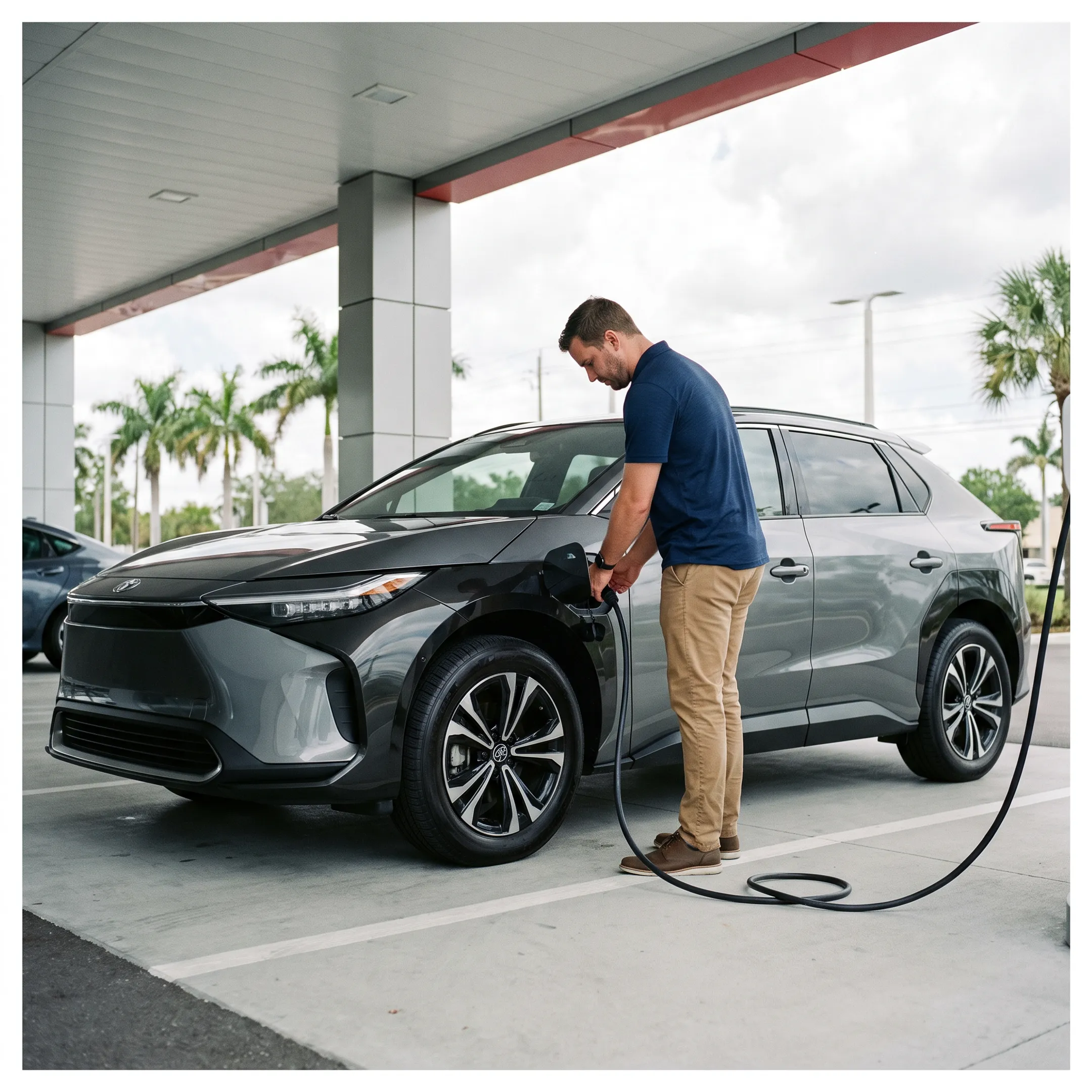 Electrified Toyota SUV in everyday use