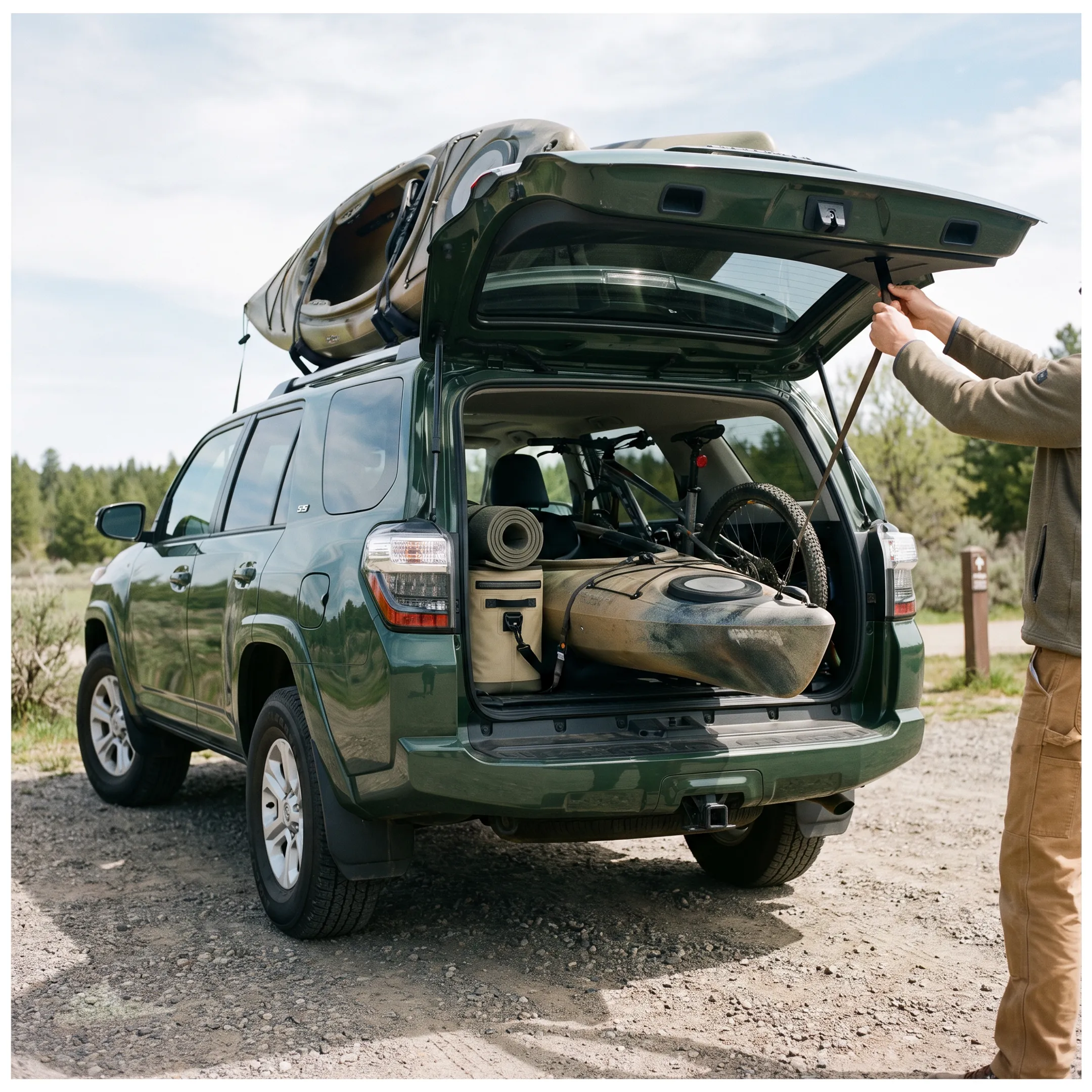 Toyota SUV used for utility needs