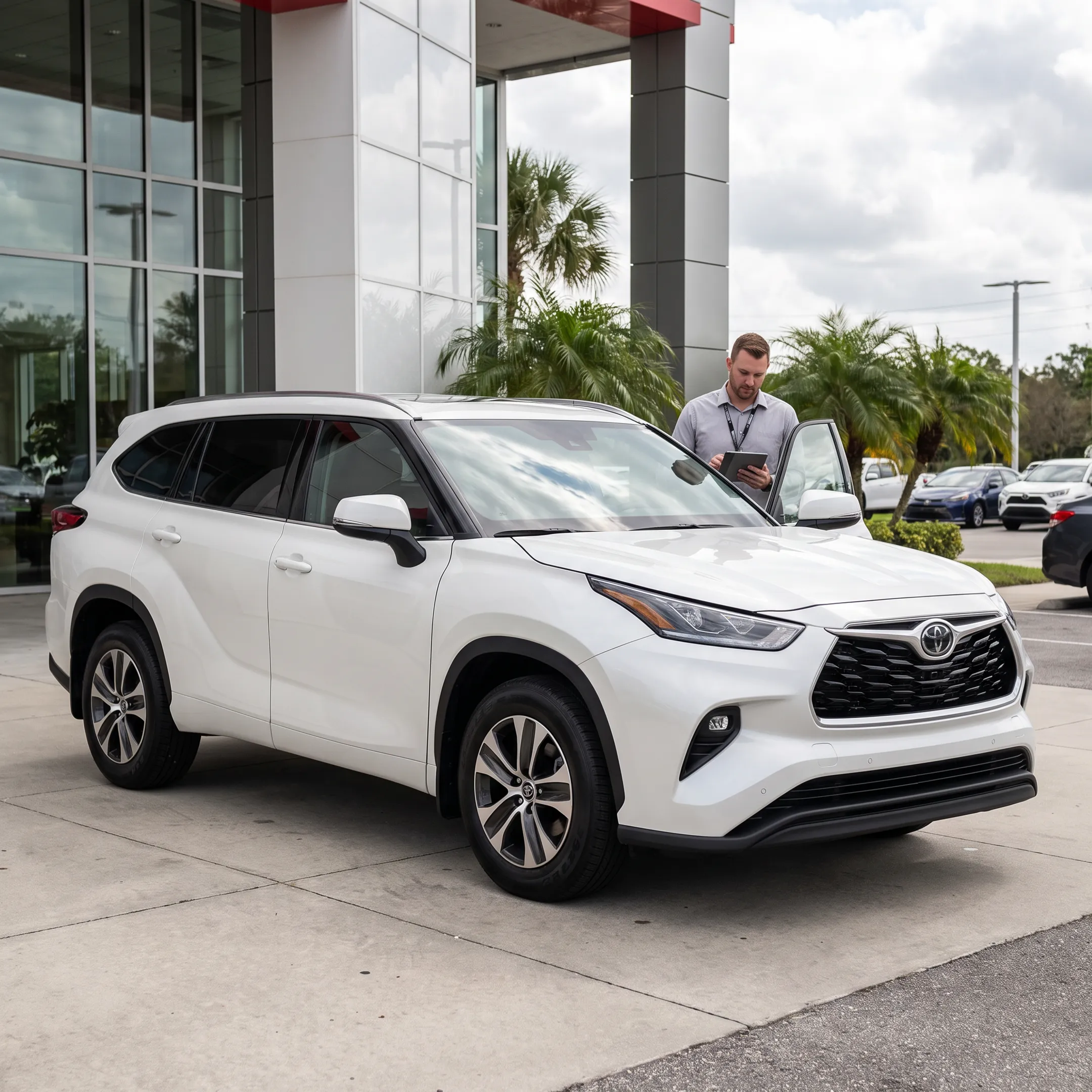 Toyota SUV used as a business fleet vehicle