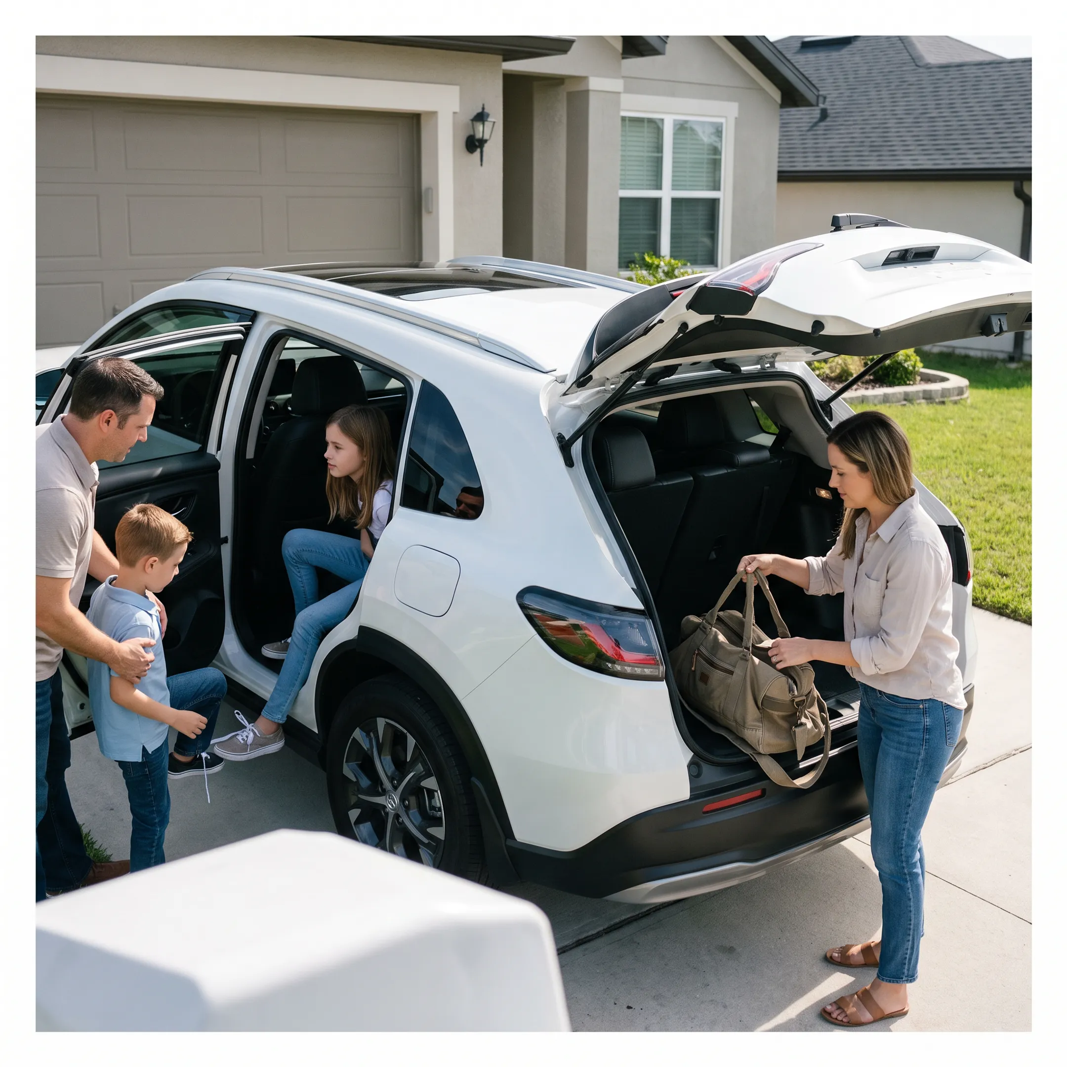 Toyota SUV used for family transportation
