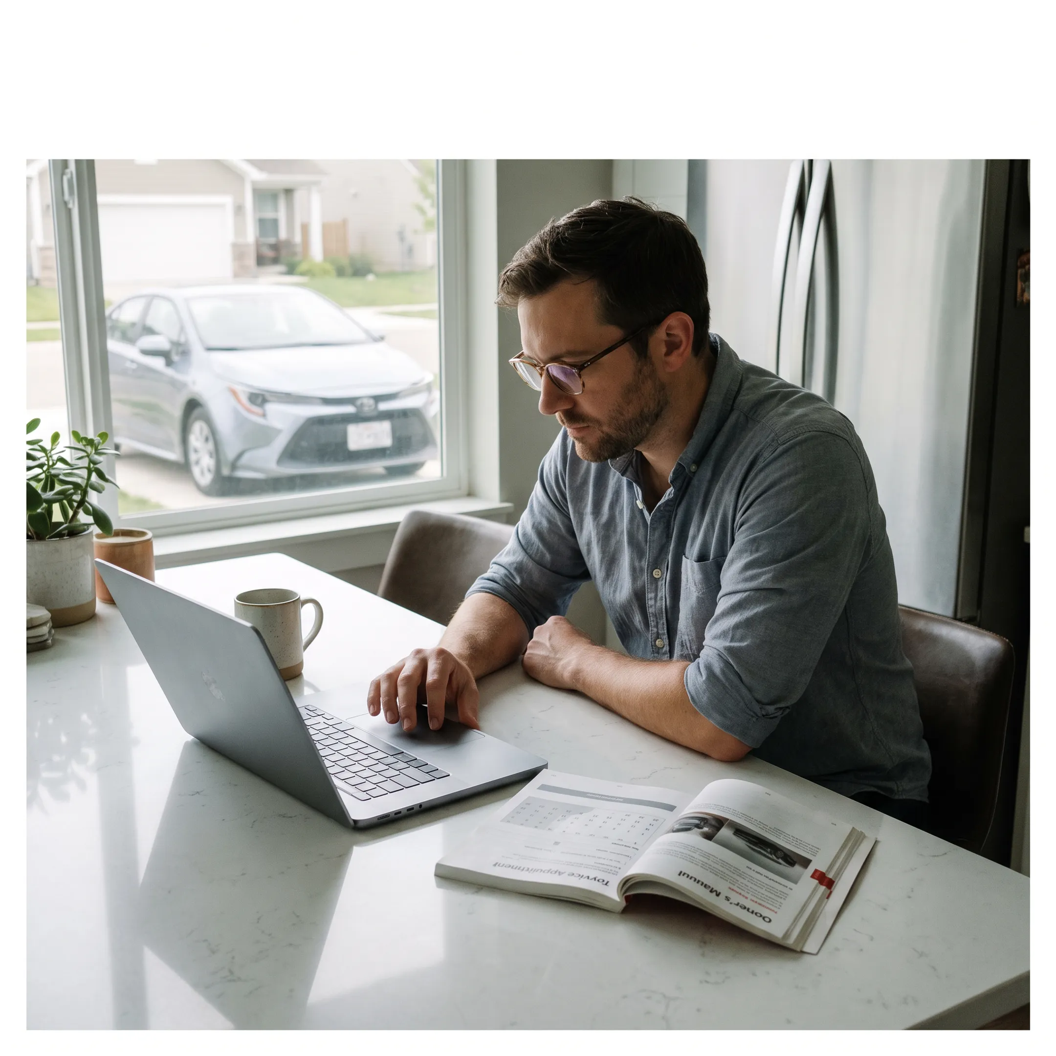 Toyota customer booking maintenance online