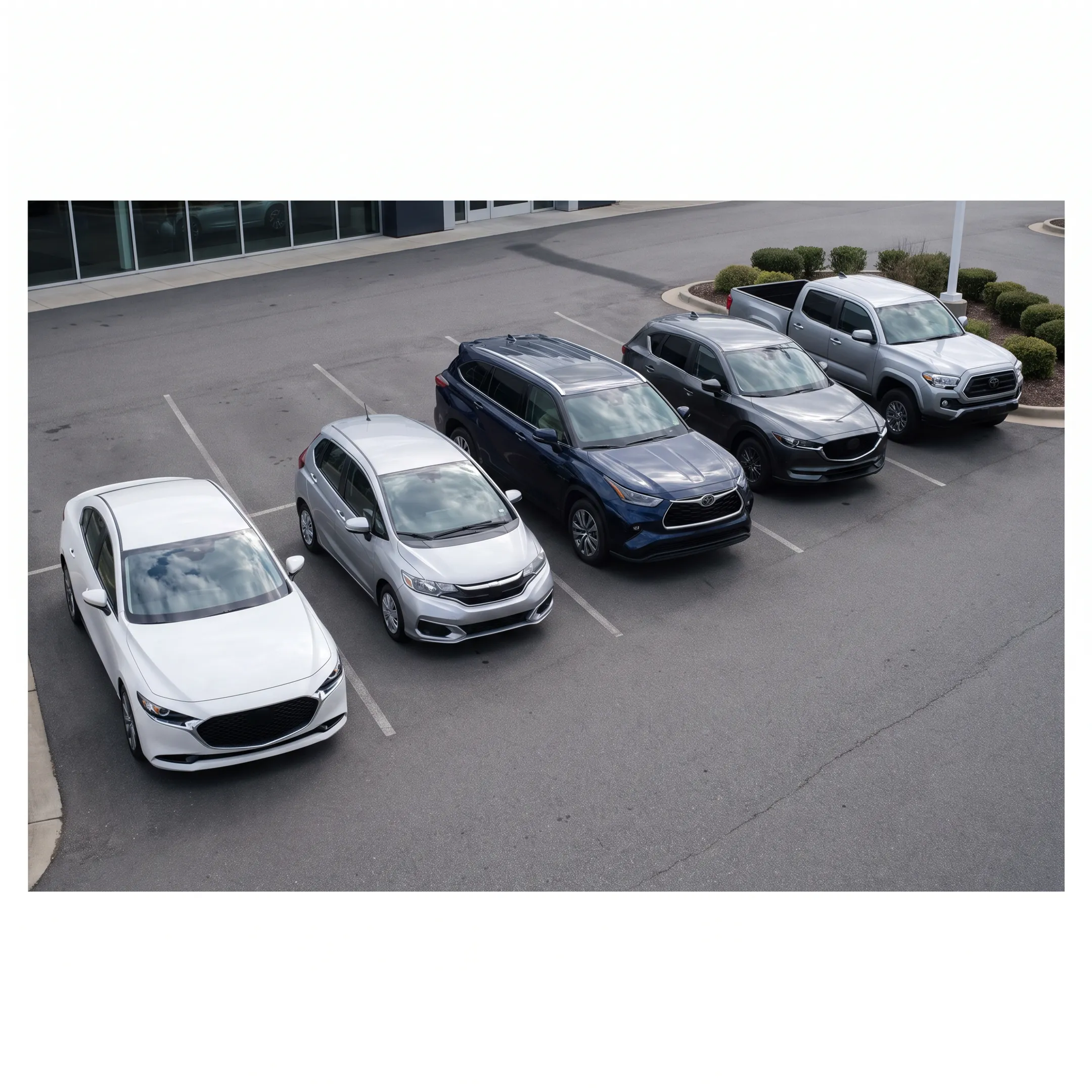 Toyota vehicles used in a business fleet