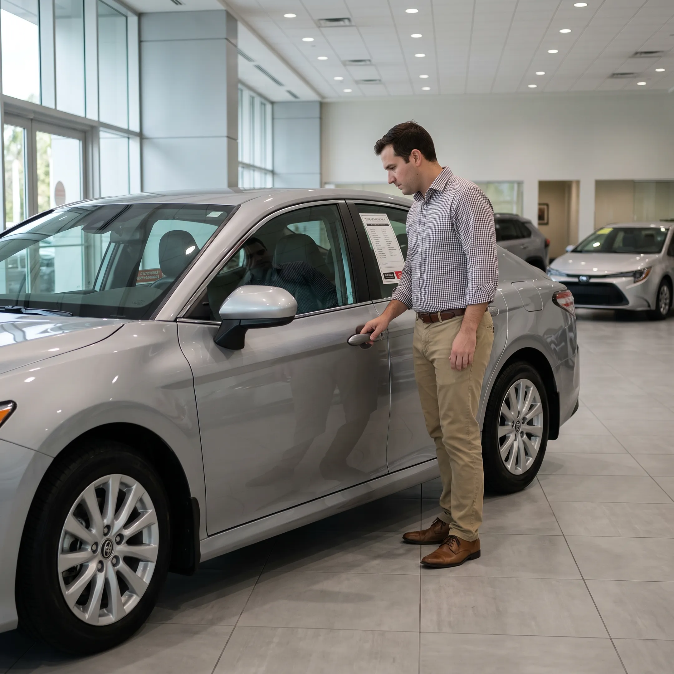 Certified pre-owned Toyota vehicle shopper