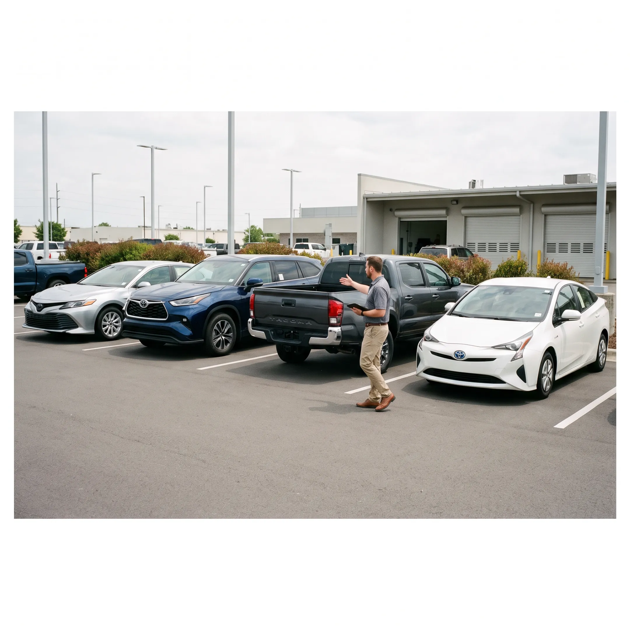 Toyota vehicles used in a business fleet
