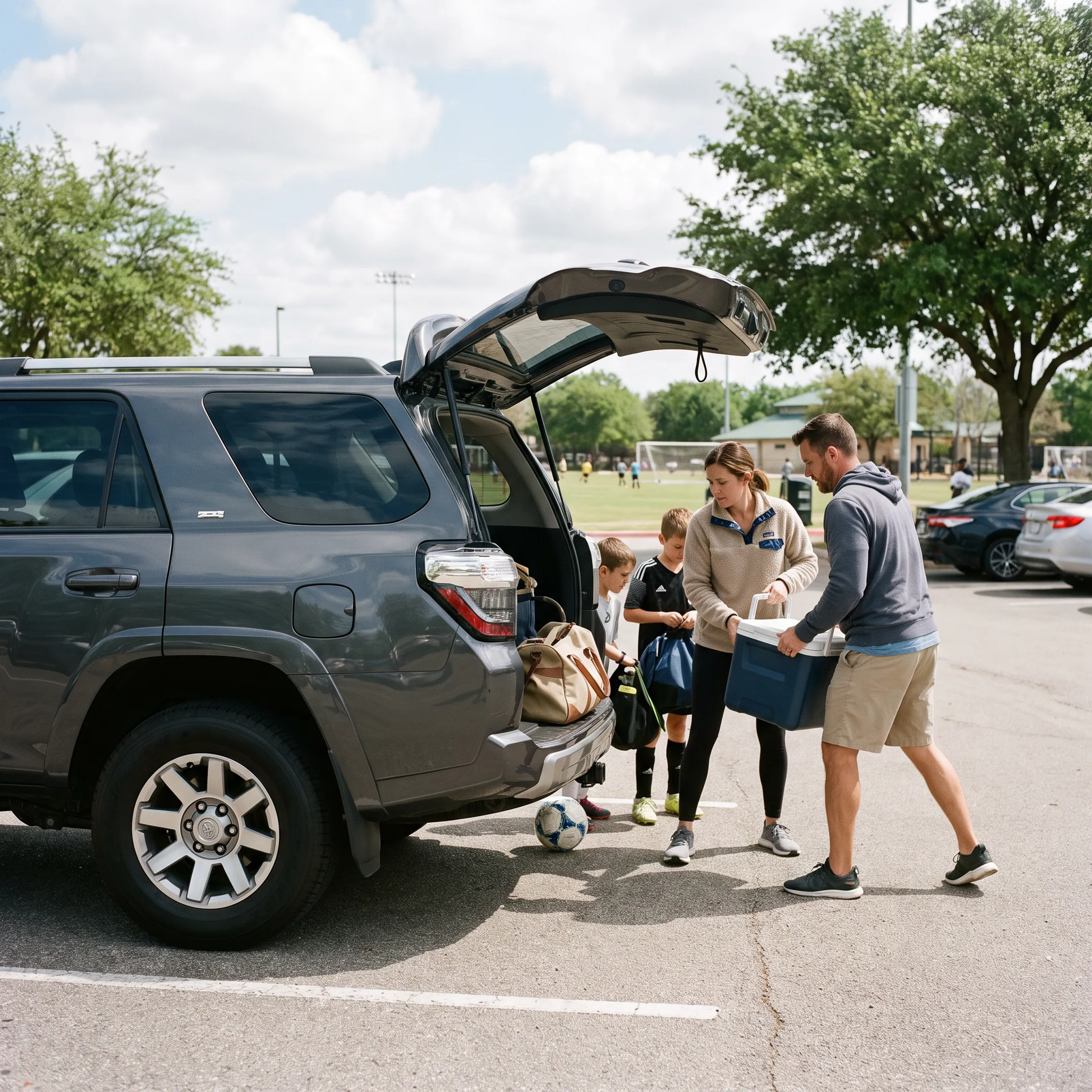 Toyota 4Runner used for family transportation