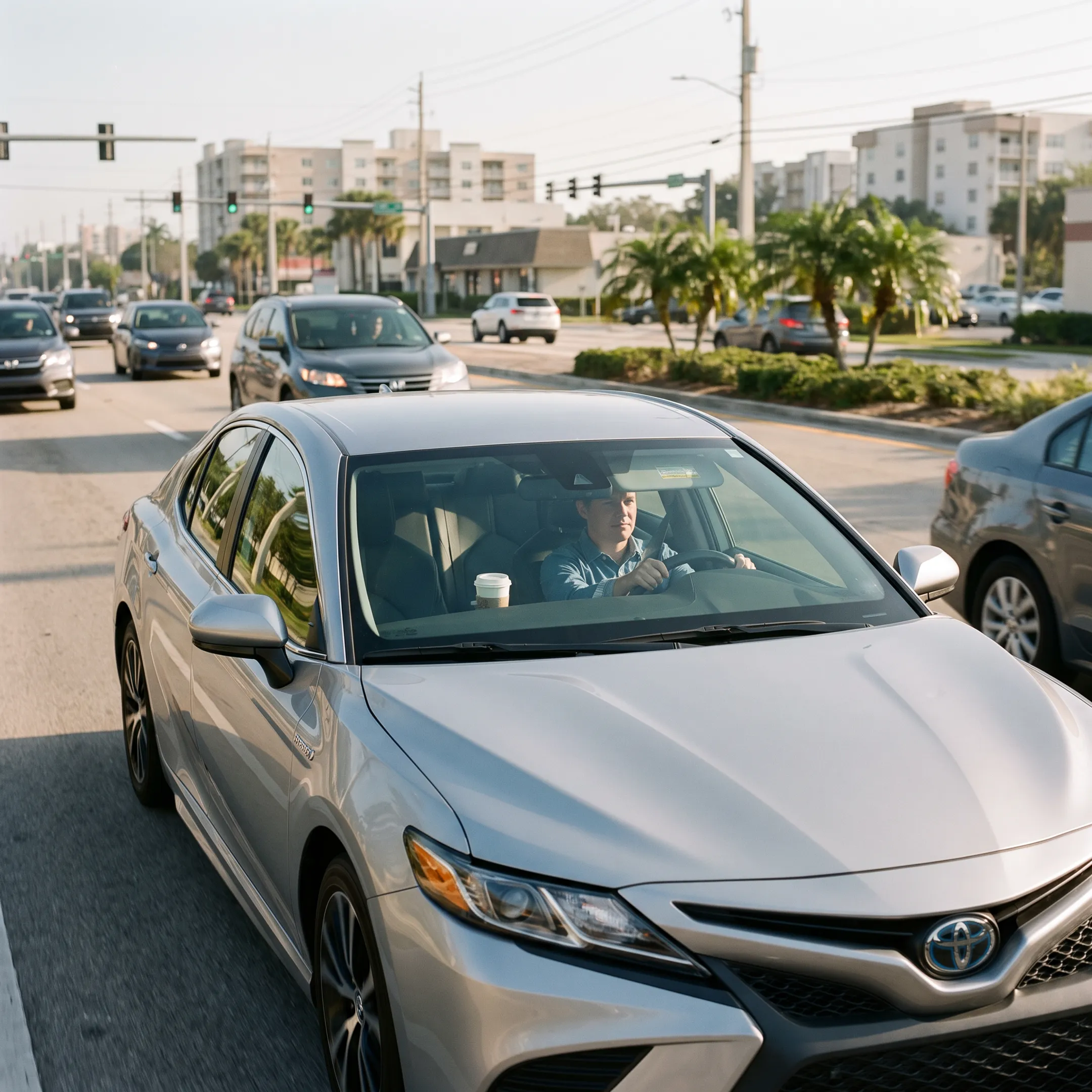 Toyota vehicle used for daily commuting
