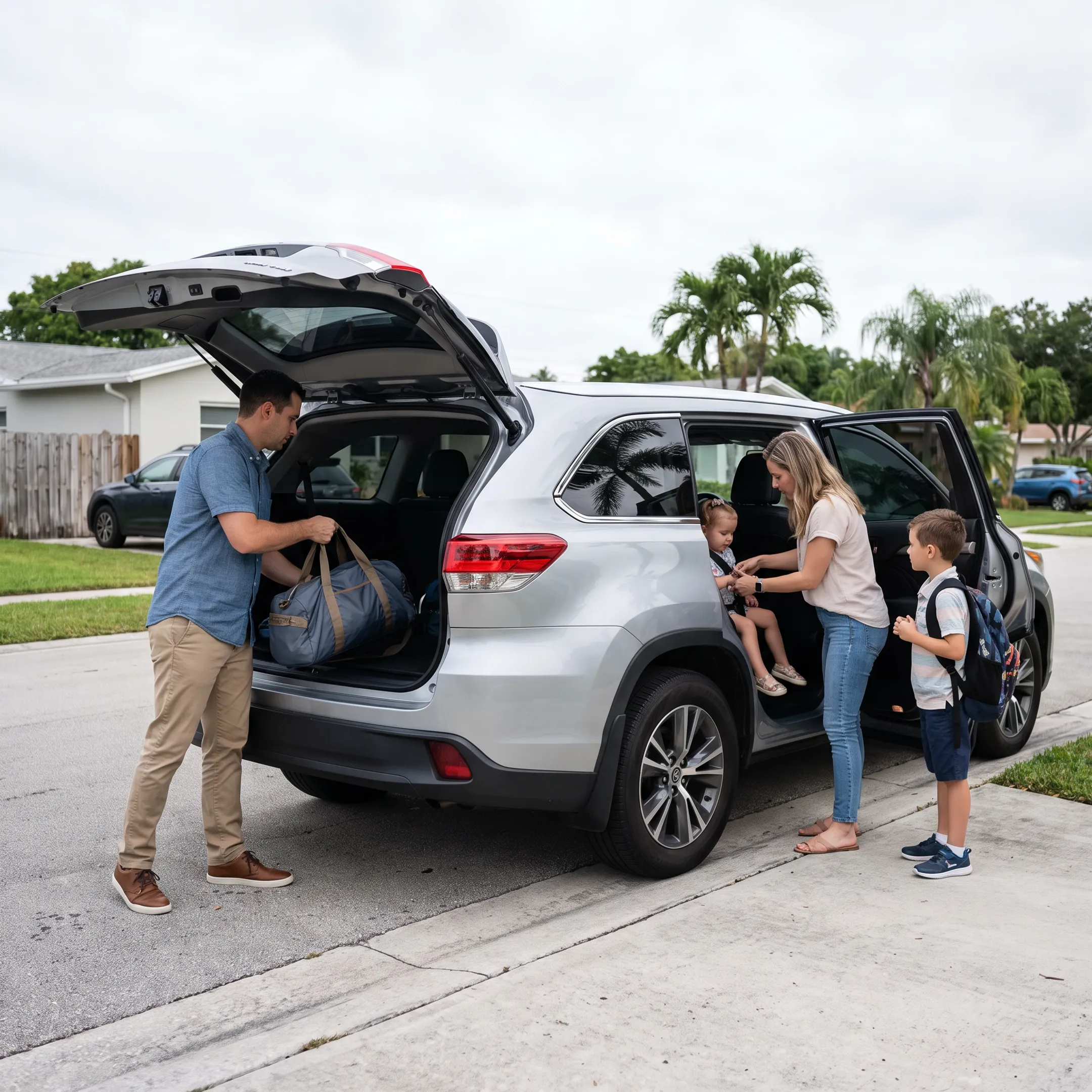 Toyota vehicle for family transportation